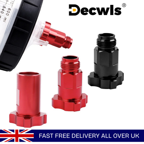 Spray gun cup adapter - spray,