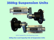 350kg Suspension Units with Sealed For Life Bearing Hub Fitted SLF 4x100 PCD Hub