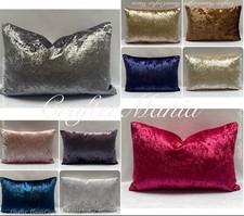 Luxury Crushed Velvet Bolster
