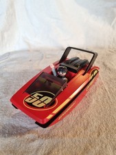 Playmobil 4341 red Speedboat With Figure. Folds away jet boat 
