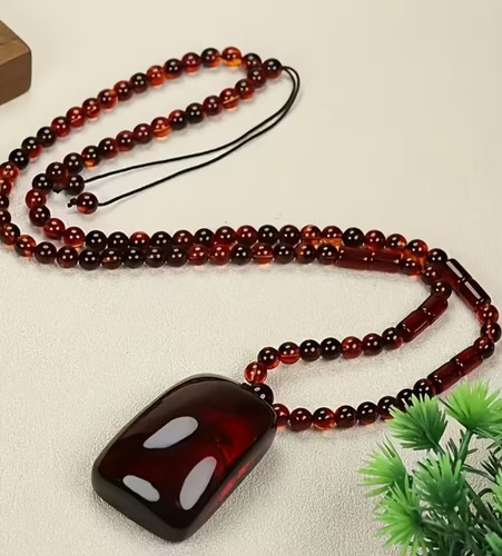 New gorgeous dark amber resin - new,