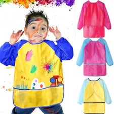 DIY Children Apron Long Sleeve