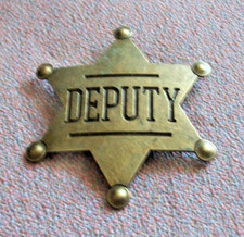 Deputy badge metal - deputy,