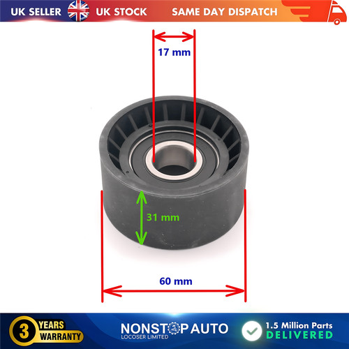 Fan belt tensioner pulley - tensioner, v