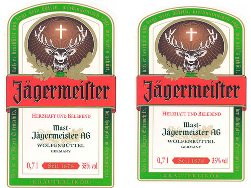 Jagermeister labels inspired - labels,