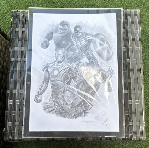 Jonathan wood signed avengers - wood,