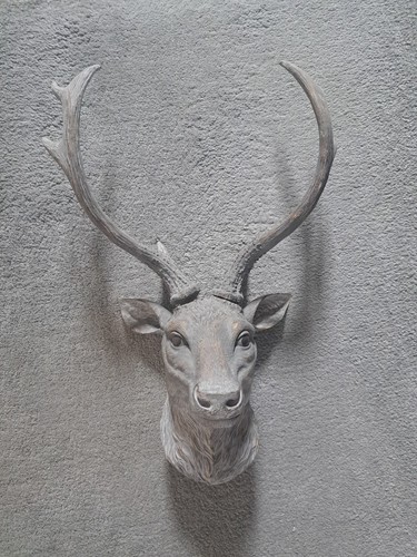 Wall mounted stag - wall,