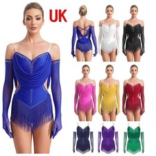 UK Women's Ruched Mesh Dance