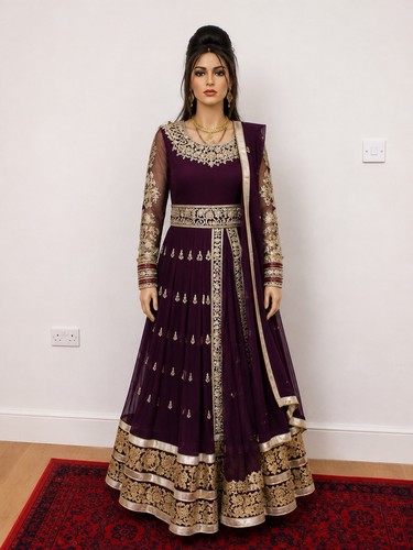 Anarkali partywear dress - anarkali,