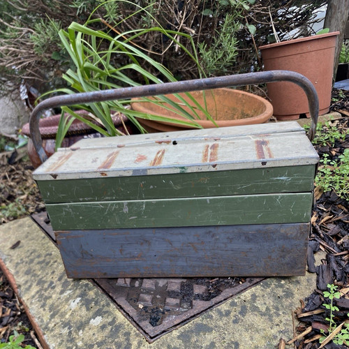 Vintage cantilever metal tool - vintage,