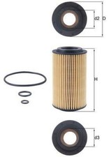 Oil Filter MAHLE Fits MERCEDES