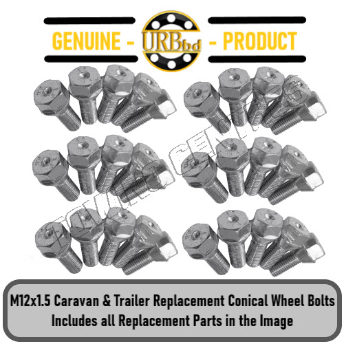 M12x1 5mm conical wheel bolts - wheel,