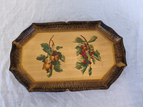 Vintage wood small serving - vintage,