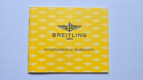 Genuine breitling warranty - genuine,