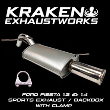 FORD FIESTA 1.2 / 1.4 SPORTS EXHAUST, SILENCER, MUFFLER 2008-2025 PETROL