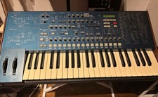 Korg MS2000 Analog Synthesizer 44-Key w/ Case Adapter Blue from Japan HTF jp