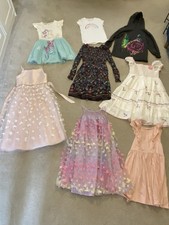 Girls Age 9-10 Years Clothes Bundle 8 Items Next H&M Monsoon