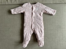Baby Tu Pink Padded Sleepsuit