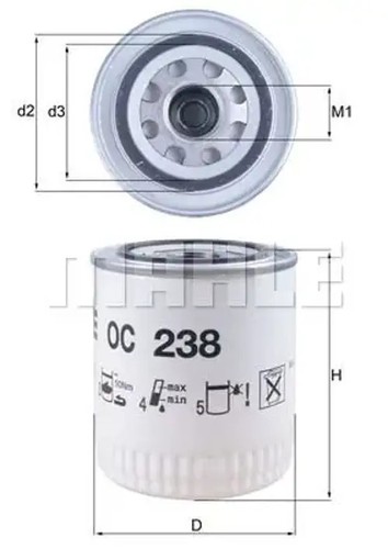Oil filter spin - spin-on,