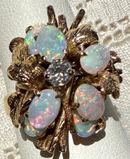 Vintage 1970s Organic 14K Gold