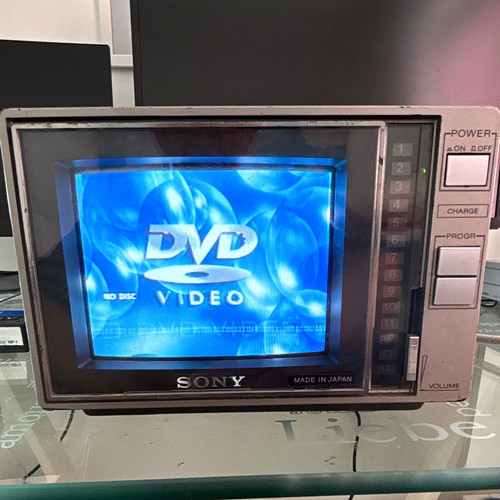 Sony crt television silver - sony,