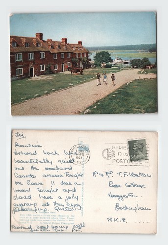 Vintage postcard buckler - vintage,