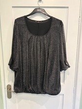 EVANS Black & Silver Glitter