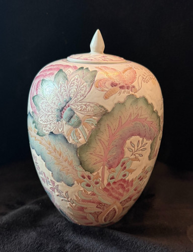 Vintage chinoiserie ginger - vintage, jar