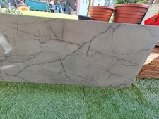 1x 2m & 1x 1m 125mm Grey Marble Composite Laminate Worktop   £500 worth Unused
