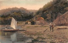 BR63954 dittisham river dark  uk