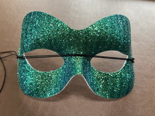 Green glitter masquerade ball - glitter,