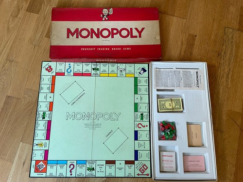 Vintage monopoly 1961 - monopoly,