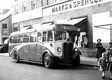 Early Bus Photo Furnace Village Scotland Destination Marks Spencer's People 