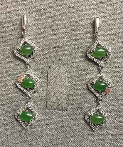 Clogau green jasper ivy leaves - clogau,