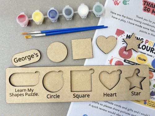 Personalised wooden learn - personalised,