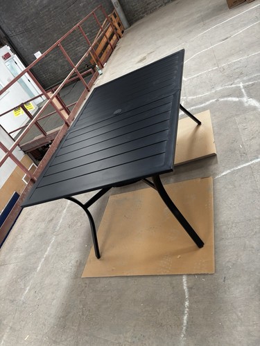 Black rectangular patio dining - rectangular,