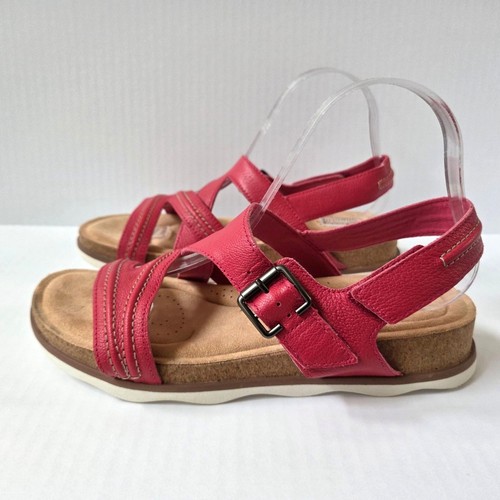 Clarks sandals red - 9.5,