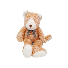 Manhattan Toy Company Floppy Sleepy Ginger Striped Cat Soft Toy - Vintage (17)