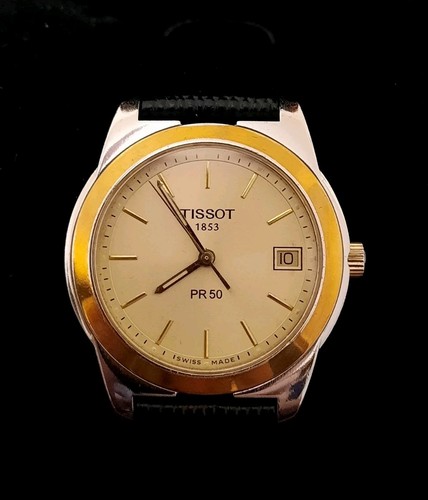 Tissot 1853 pr50 gold tone - tissot,