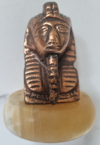 Vintage egyptian pharaoh bust - vintage,