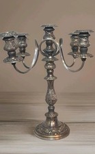Vintage Silver Plate 5-Arm