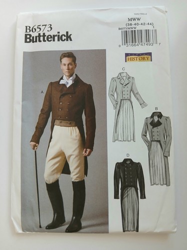 Uncut men regency frock coat - uncut, men's