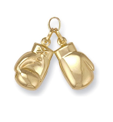 Yellow gold double boxing - 9k,