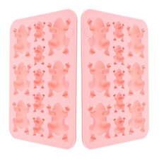 2 Pcs Frog Shape Silicone