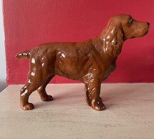 Beswick Cocker Spaniel Figurine No 967 HORSESHOE PRIMULA Brown Gloss 