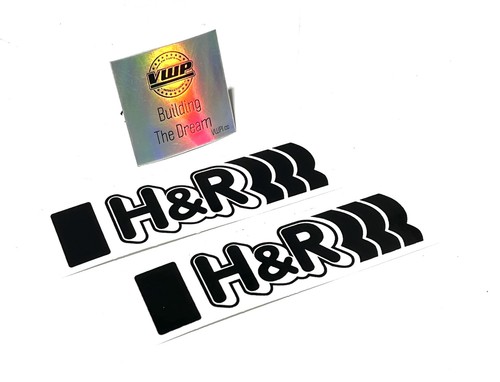 Stickers black anti roll - h&r,