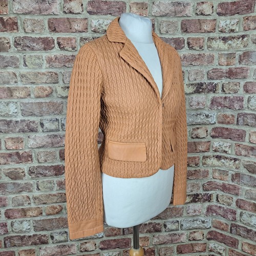 Victory orange leather - victory, jacket