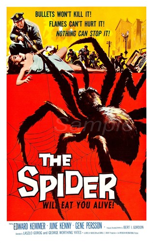 Vintage the spider horror - spider,