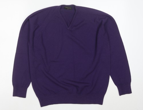 Glenbrae men purple merino - glenbrae,