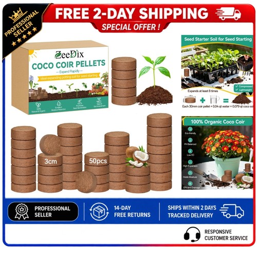 Coco coir pellets pack seed - pellets,